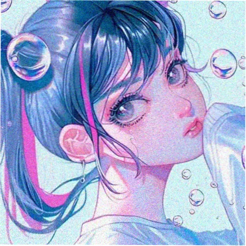 读者来稿头像：黑白墨线风格